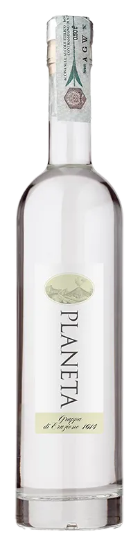 Grappa di Eruzione Carricante von La Planeta - Flasche Grappa aus Sizilien