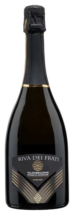 Prosecco Valdobbiadene superiore extra dry von Riva dei Frati - Flasche Schaumwein aus Venetien