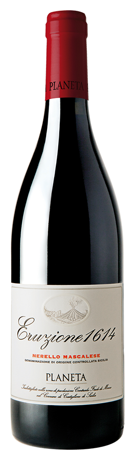 Eruzione 1614 Nerrello Mascalese Sicilia Rosso von La Planeta - Flasche Rotwein aus Sizilien