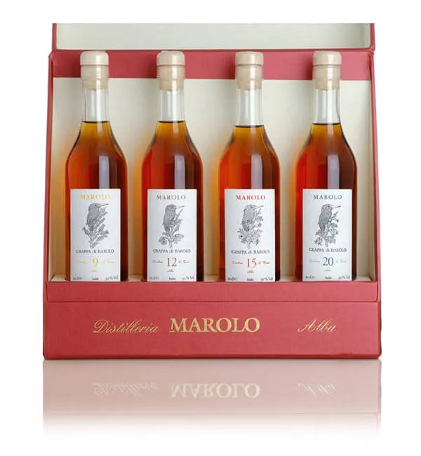 Grappa di Barolo for four von Marolo - Flasche Grappa aus dem Piemont