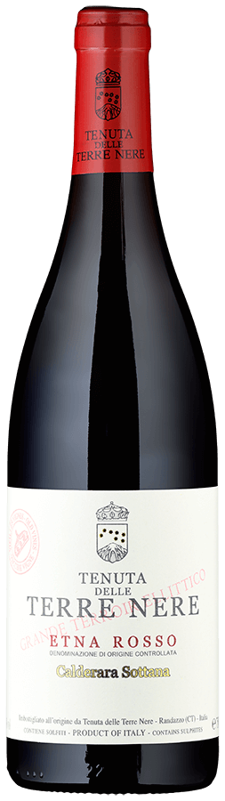 Calderara Sottana Etna Rosso von Tenuta Terre Nere - Flasche Rotwein aus Sizilien