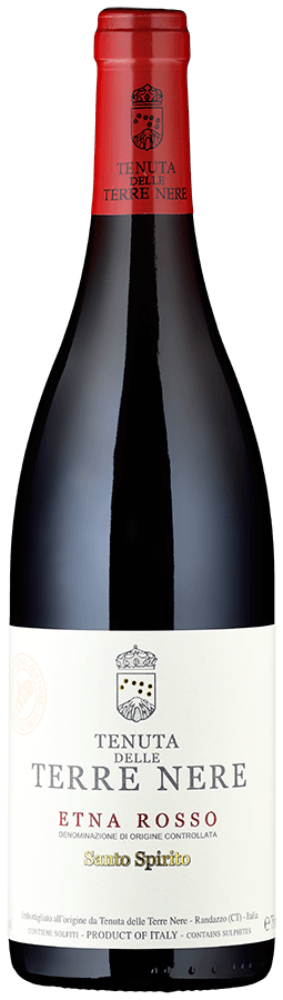 Santo Spirito Etna Rosso von Tenuta Terre Nere - Flasche Rotwein aus Sizilien