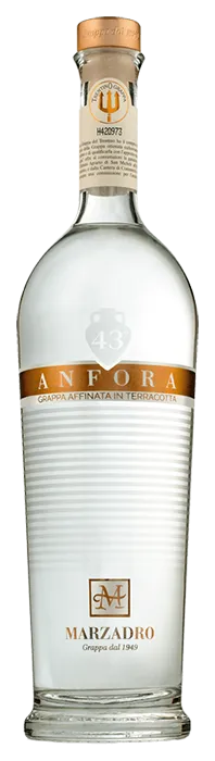 Anfora - Grappa affinata in terracotta von Distilleria Marzadro - Flasche Grappa aus dem Südtirol