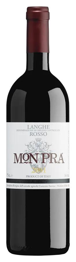 Monpra Langhe Rosso von Conterno Fantino - Flasche Rotwein aus dem Piemont
