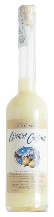 Liquore Crema di Limone von Carlo Mansi - Flasche Likör aus Kampanien