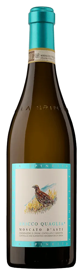 Moscato d'Asti Bricco Quaglia von La Spinetta - Flasche Schaumwein Biologisch aus dem Piemont