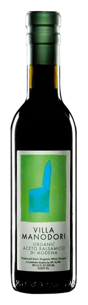 Aceto Balsamico di Modena biologico von Villa Manodori - Flasche Balsamico-Essig aus der Emilia-Romagna