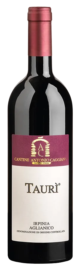 Taurî Irpinia Aglianico von Antonio Caggiano - Flasche Rotwein aus