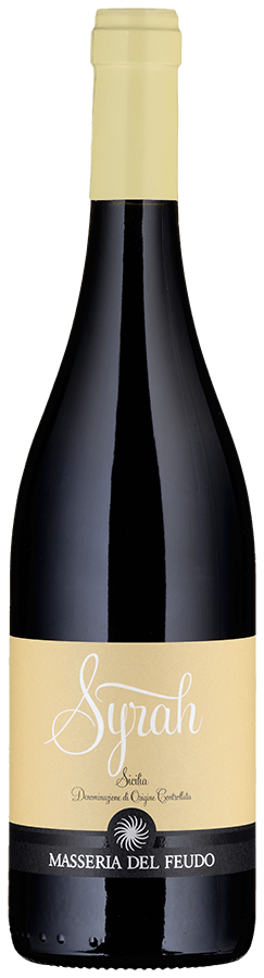 Syrah von Masseria del Feudo - Flasche Rotwein Biologisch aus Sizilien