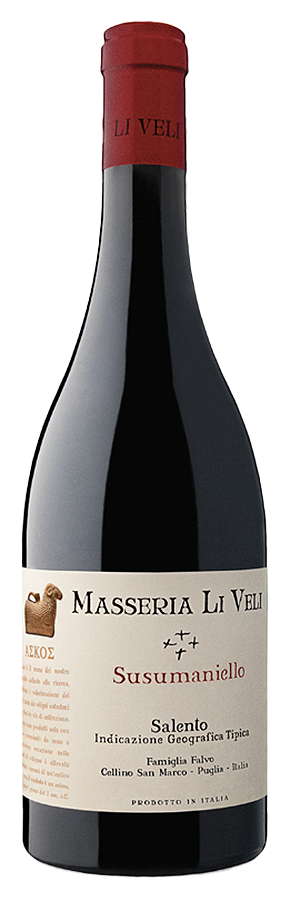 Askos Susumaniello von Li Veli - Flasche Rotwein Biologisch aus Apulien