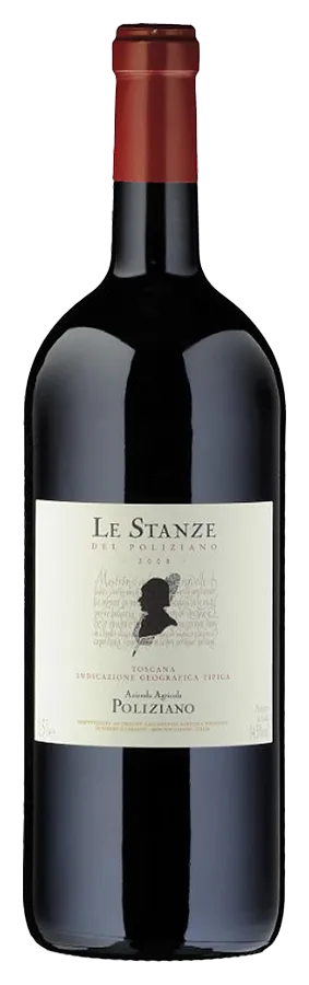 Le Stanze del Poliziano von Poliziano - Flasche Rotwein Biologisch aus der Toskana