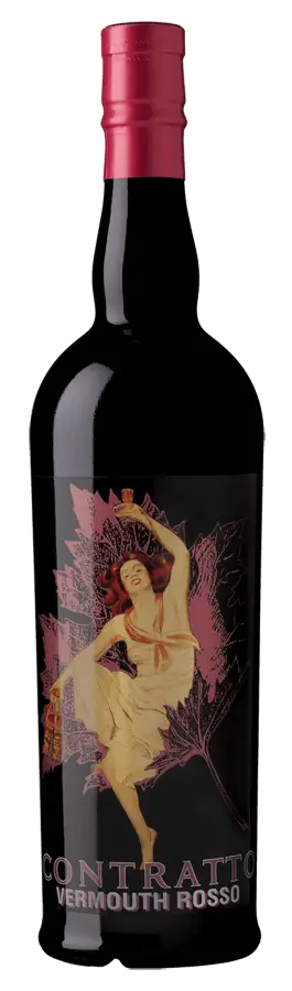 Vermouth Rosso von Contratto - Flasche Likör aus dem Piemont