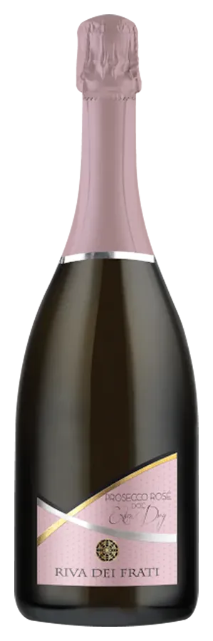 Prosecco Rosé extra dry von Riva dei Frati - Flasche Schaumwein aus Venetien