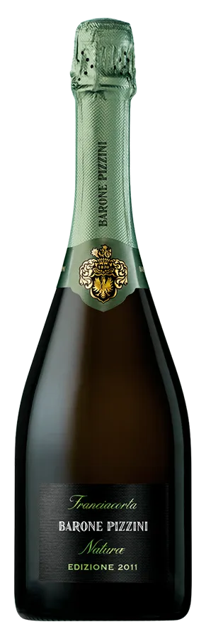 Franciacorta Naturae von Barone Pizzini - Flasche Schaumwein aus der Lombardei