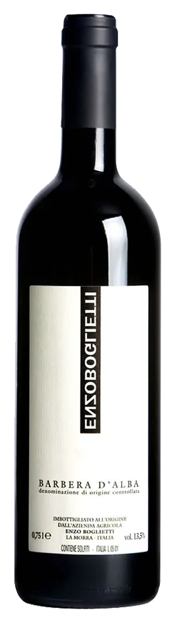 Barbera d'Alba von Enzo Boglietti - Flasche Rotwein Biologisch aus dem Piemont