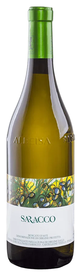 Moscato d'Asti von Paolo Saracco - Flasche Schaumwein aus dem Piemont