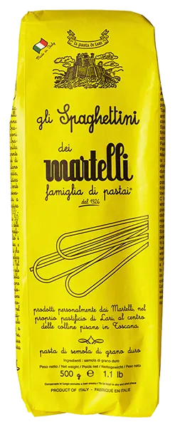 gli Spaghettini von Martelli Pasta - Verpackung von Pasta aus Hartweizen aus Italien