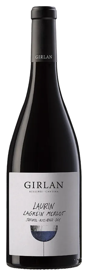 Laurin Lagrein Merlot Alto Adige von Kellerei Girlan - Flasche Rotwein aus dem Südtirol