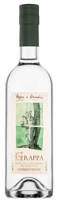 Grappa di Chardonnay von Pojer & Sandri - Flasche Grappa aus dem Südtirol