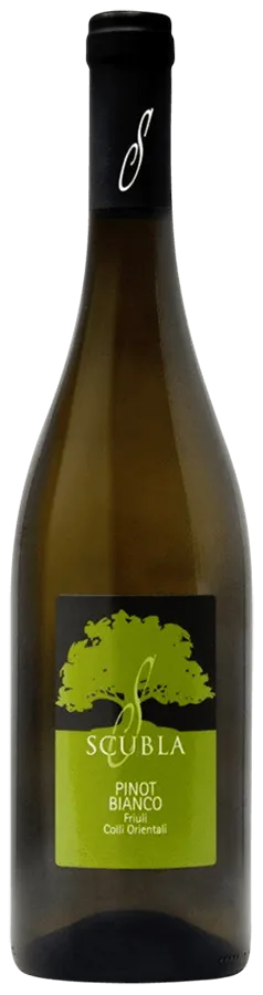 Pinot Bianco, Colli Orientali von Roberto Scubla - Flasche Weisswein aus dem Friaul
