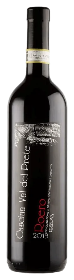 Roero Riserva von Cascina Val del Prete - Flasche Rotwein Biologisch aus dem Piemont