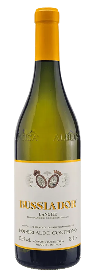 Bussiador, Langhe Bianco von Poderi Aldo Conterno - Flasche Weisswein aus dem Piemont
