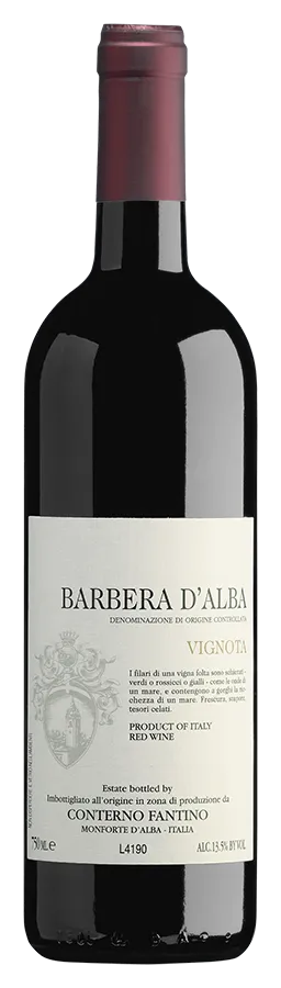 Barbera d'Alba Vignota von Conterno Fantino - Flasche Rotwein Biologisch aus dem Piemont