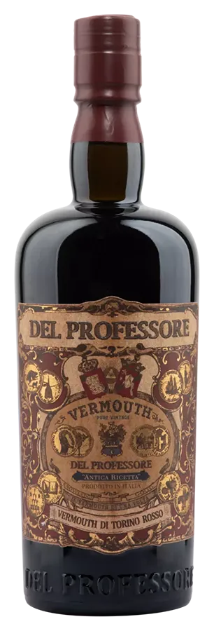 Vermouth Rosso von Del Professore - Flasche Vermouth aus dem Piemont
