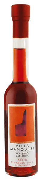 Aceto di vino Barolo von Villa Manodori - Flasche Barolo-Weinessig aus Italien