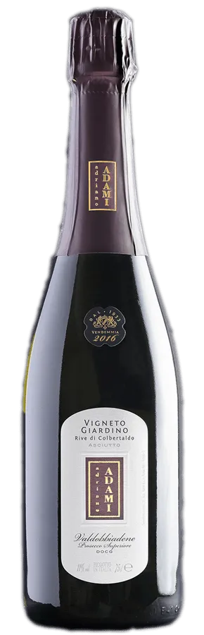 VIGNETO GIARDINO Dry Valdobbiadene Prosecco Superiore Rive di Colbertaldo von Adami - Flasche Schaumwein aus Venetien