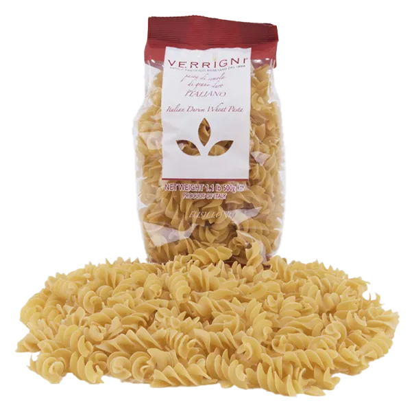 Fusilloni von Verrigni - Verpackung von Pasta aus Hartweizengriess aus Italien