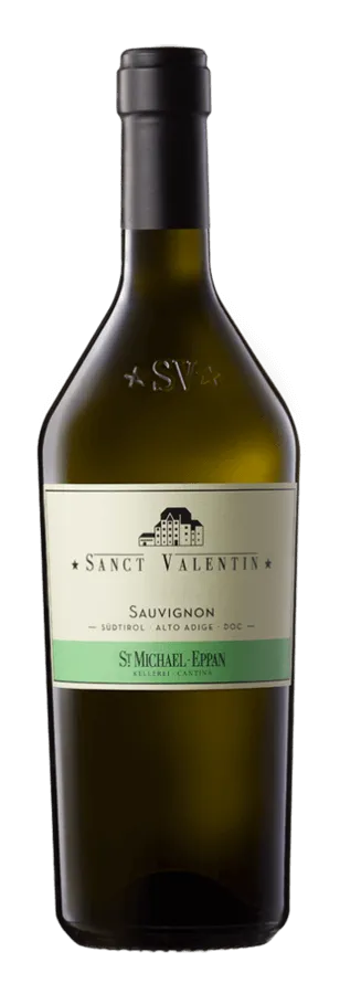 Sauvignon Blanc St. Valentin von St. Michael-Eppan - Flasche Weisswein aus dem Südtirol