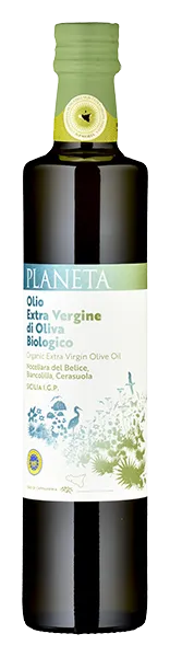 Olio extra vergine d'oliva biologico von Planeta - Flasche 0,5l Olivenöl aus Sizilien