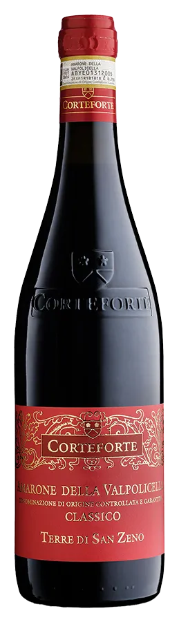 Amarone della Valpolicella Classico Terre di San Zeno von Corteforte - Flasche Rotwein aus Venetien