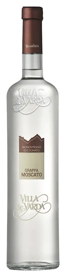 Grappa Moscato von Villa de Varda - Flasche Grappa aus dem Südtirol