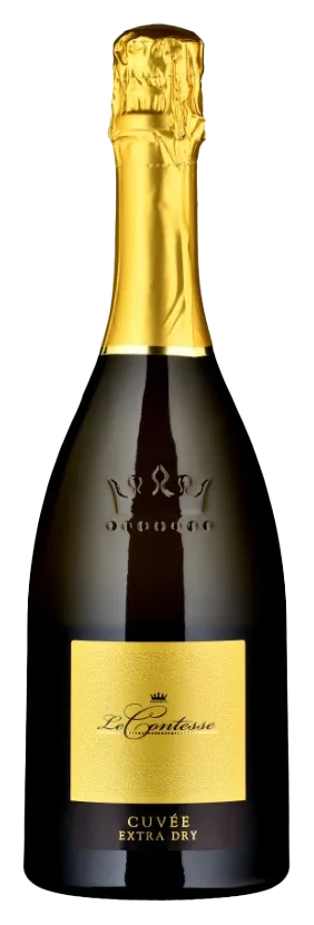 Cuvée Spumante Extra Dry von Le Contesse - Flasche Schaumwein aus Venetien
