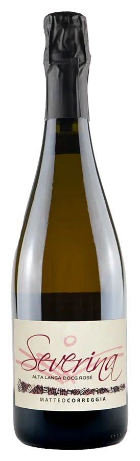 Severina Alta langa rosé extra brut von Matteo Correggia - Flasche Roséwein aus