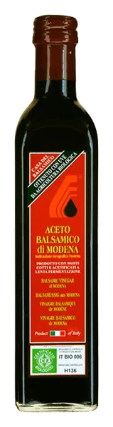 Aceto Balsamico di Modena biologico von Acetaia Cattani - Flasche Balsamico-Essig aus der Emilia-Romagna