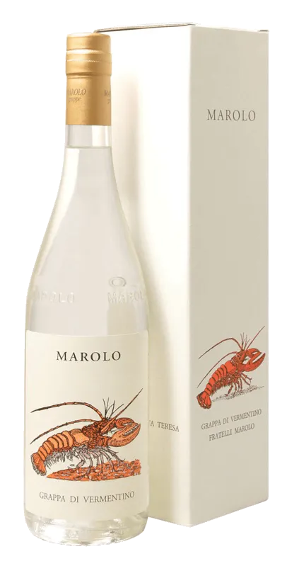 Grappa di Vermentino de Marolo - Bouteille de Grappa du Piémont