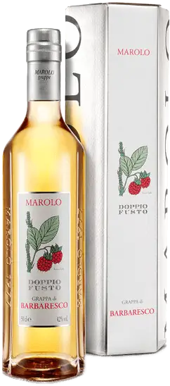 Grappa di Barbaresco Doppio Fusto von Marolo - Flasche Grappa aus dem Piemont