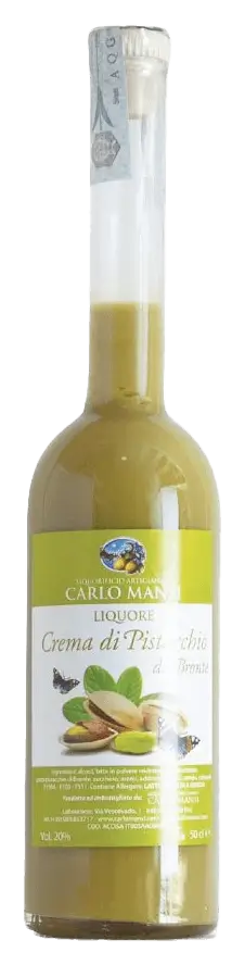 Liquore Crema di Pistacchio von Carlo Mansi - Flasche Likör aus Kampanien