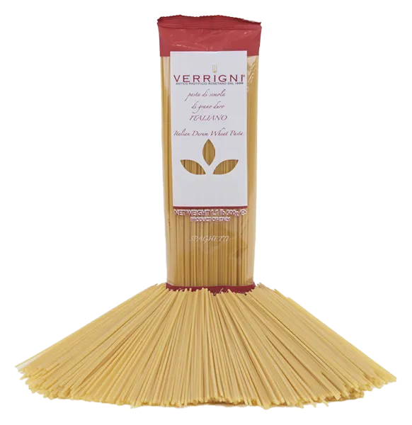 Spaghetti von Verrigni - Verpackung von Pasta aus Hartweizengriess aus Italien
